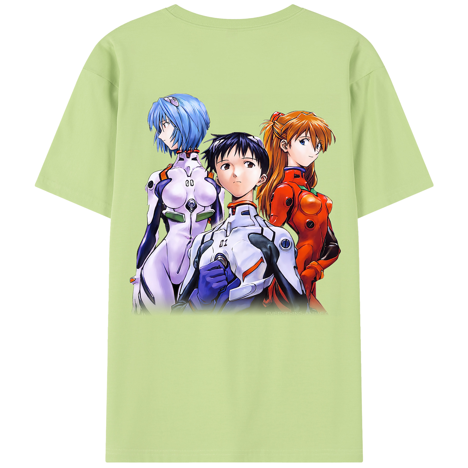 （画像用） EVA 新世紀エヴァンゲリオン 綿100％半袖Tシャツ（背面プリント）